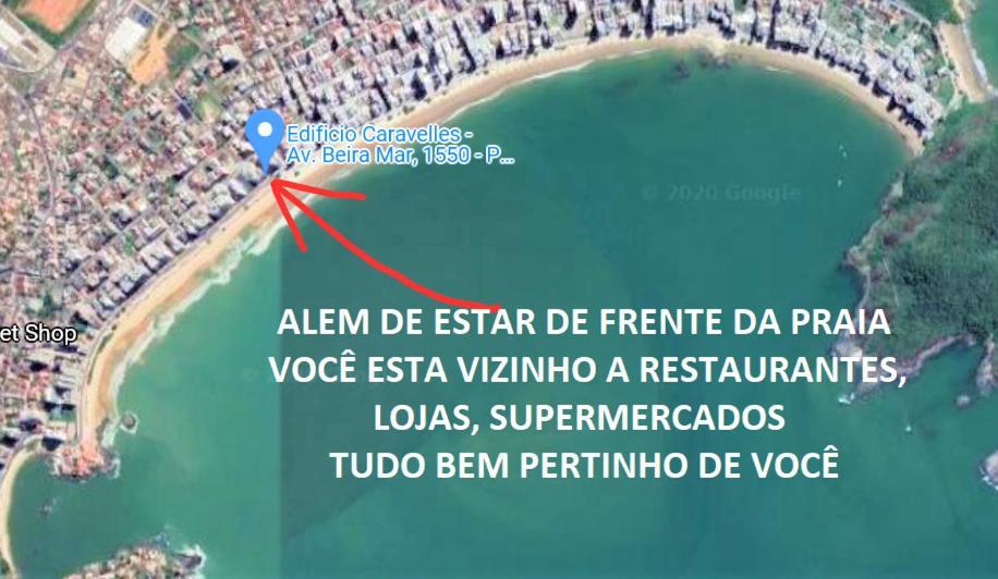 Guarapari - Apto Linda Vista - Av Beira Mar-Praia Do Morro المظهر الخارجي الصورة